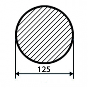 Круг стальной 125 мм ст.45