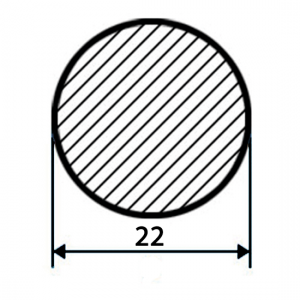 Круг металлический 22 мм ст.35