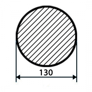 Круг стальной 130 мм ст.40Х