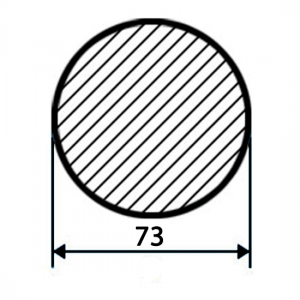 Круг металлический 73 мм ст.35