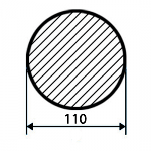 Круг стальной 110 мм ст.40Х